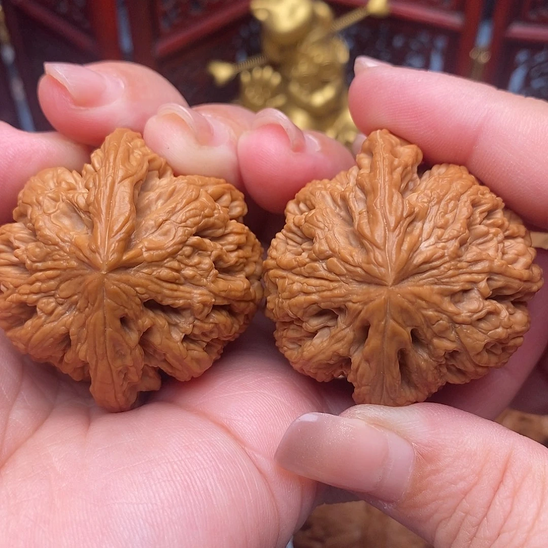 文玩核桃把件45全品绝配粗筋