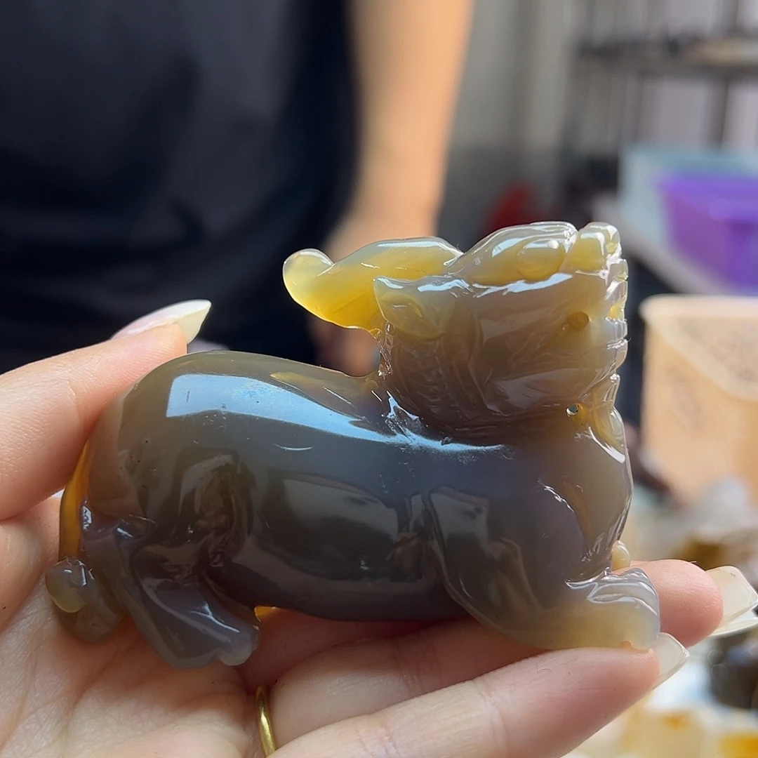 玛瑙/玉髓未镶嵌吊坠(不含链)