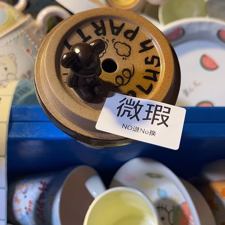 摆件微瑕不退不换卡通手绘