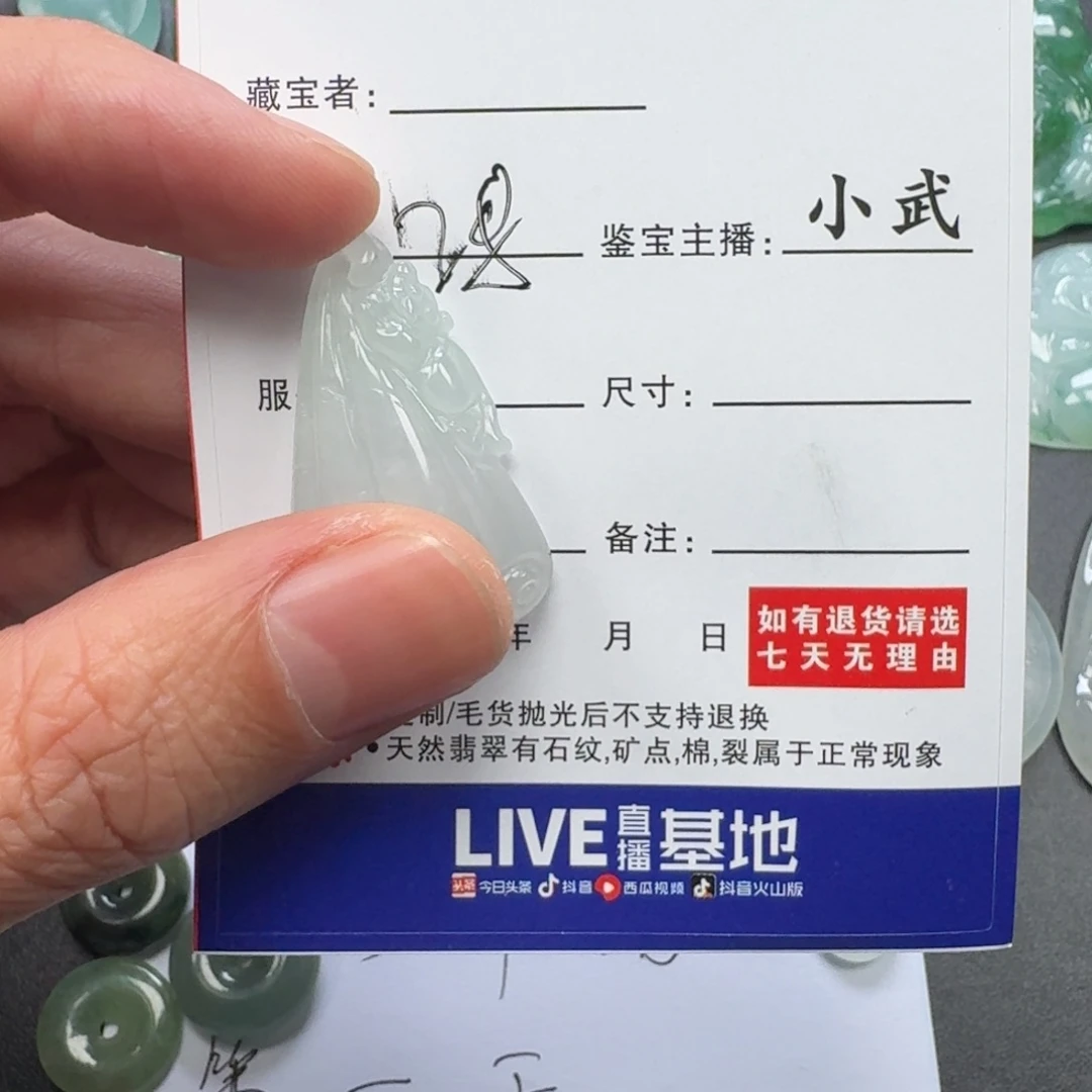 翡翠未镶嵌颈饰     3