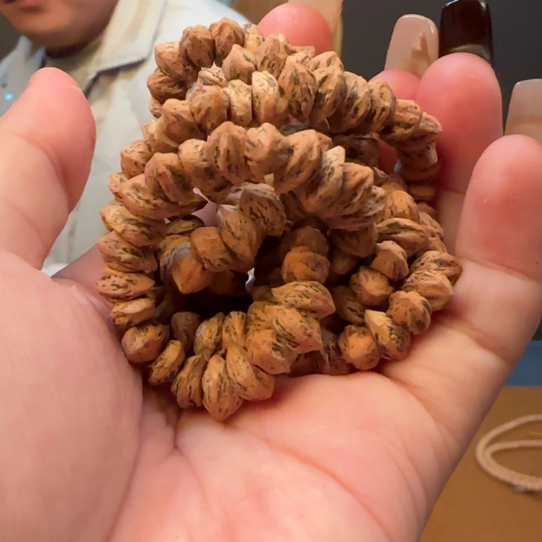 柏香籽/百香籽手串横打斜切6➕