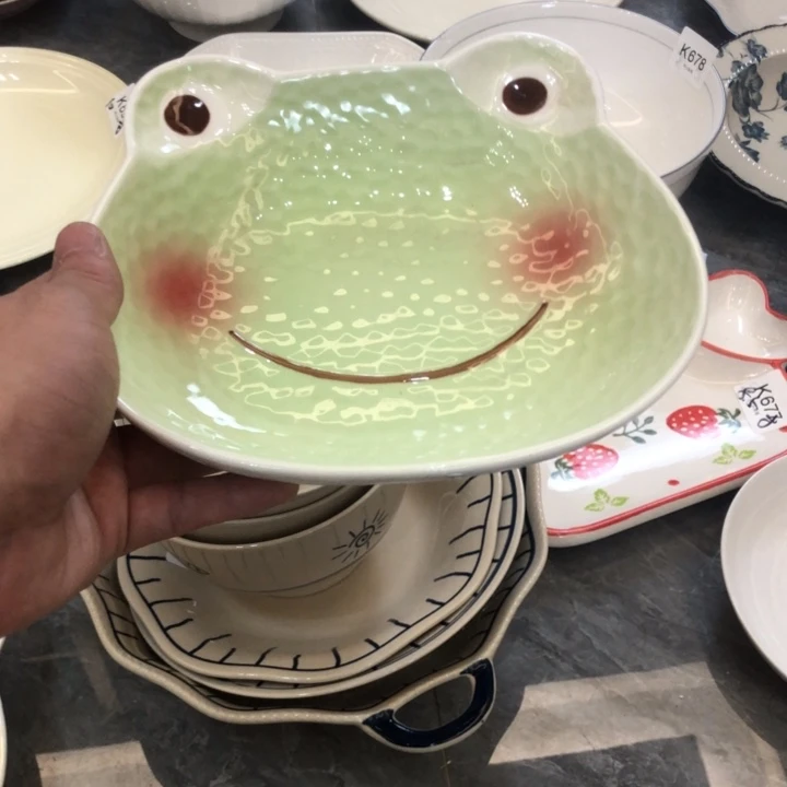 陶瓷微瑕盘碗碟介意勿拍