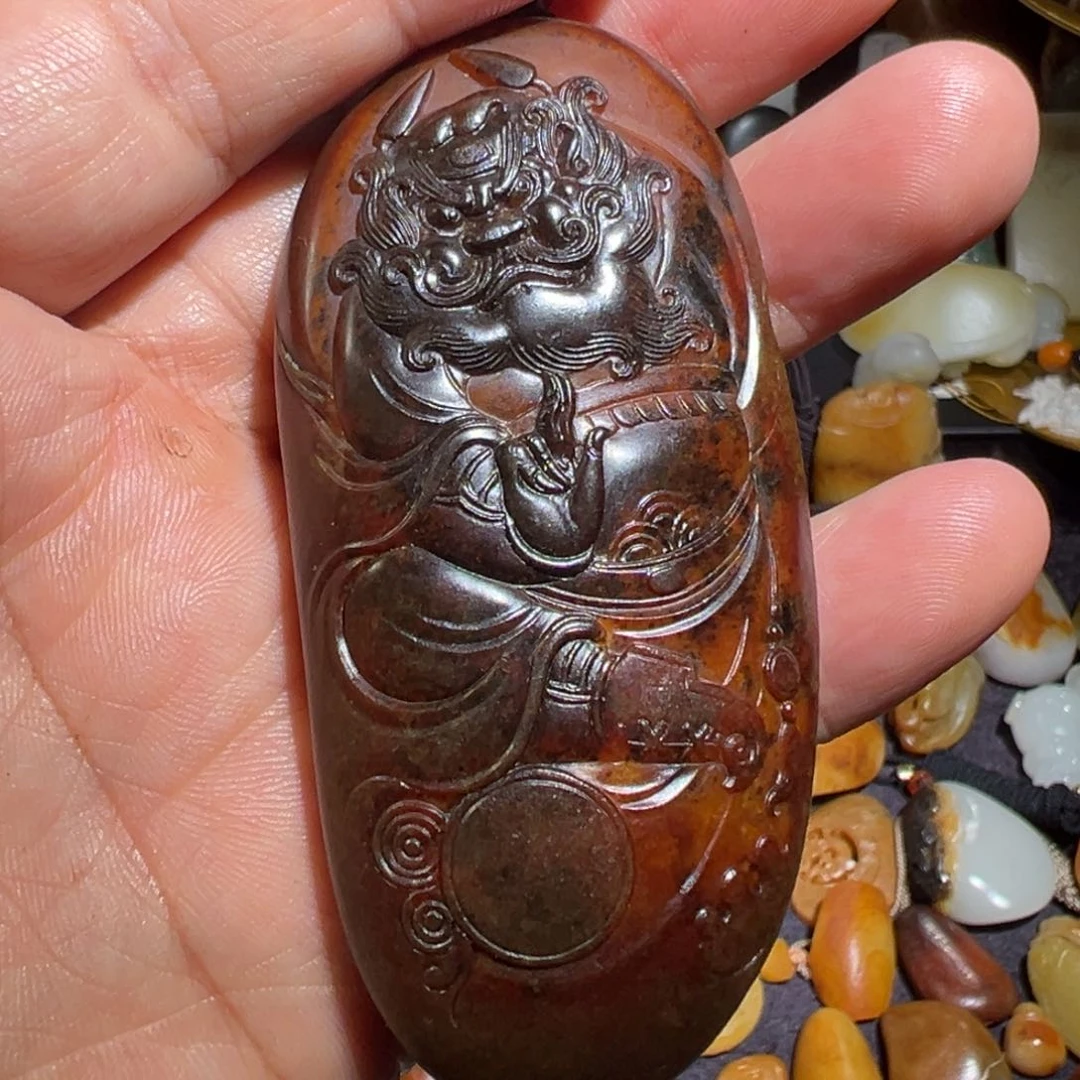 和田玉未镶嵌吊坠(不含链)