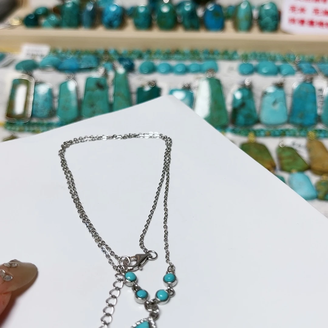 【闪购商品】未镶嵌绿松石珠宝奇石诺***妈