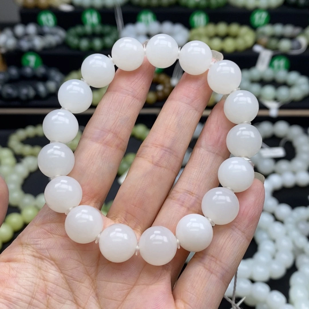 手链未镶嵌和田玉12mm