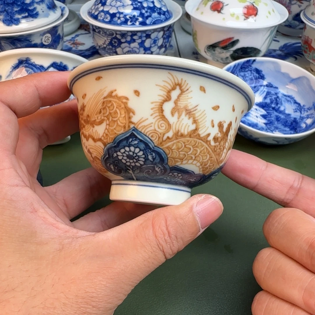 纯手工纯手绘茶具258