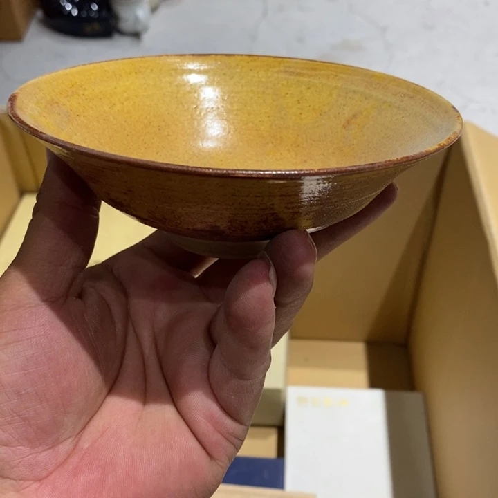日本淘器抹茶碗大漏