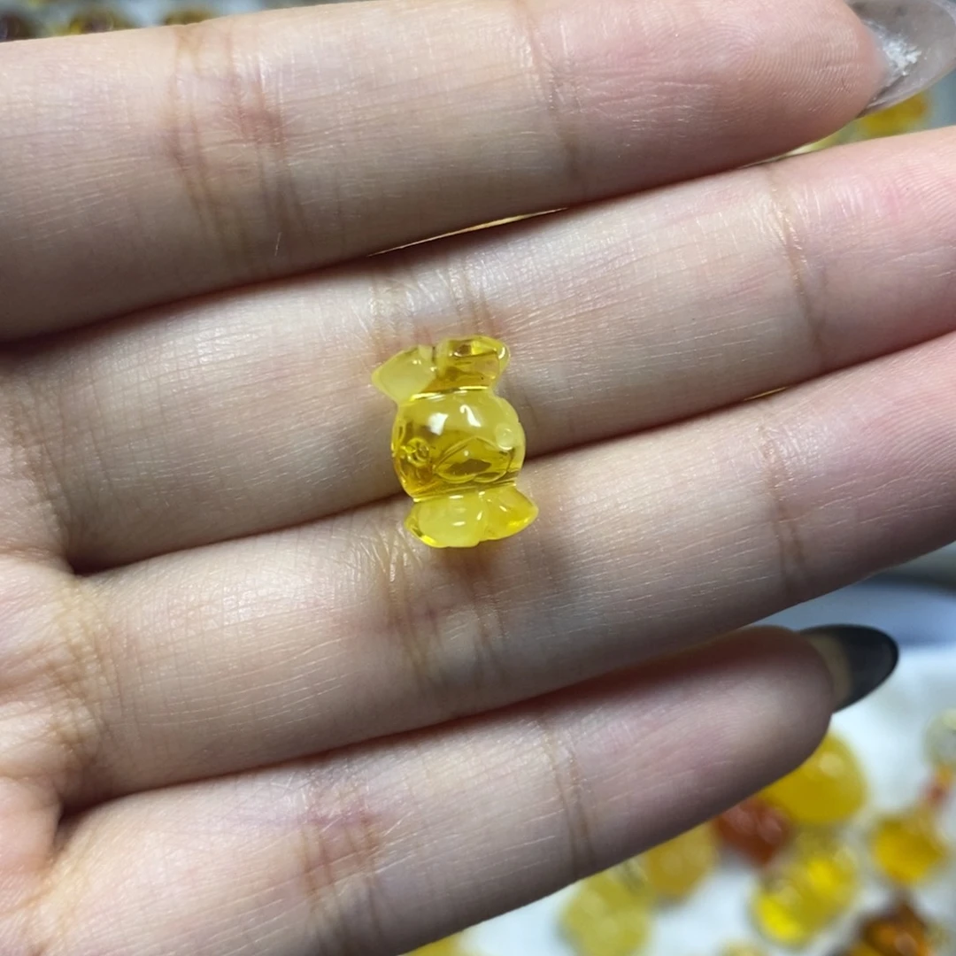 未镶嵌颈饰蜜蜡糖果
