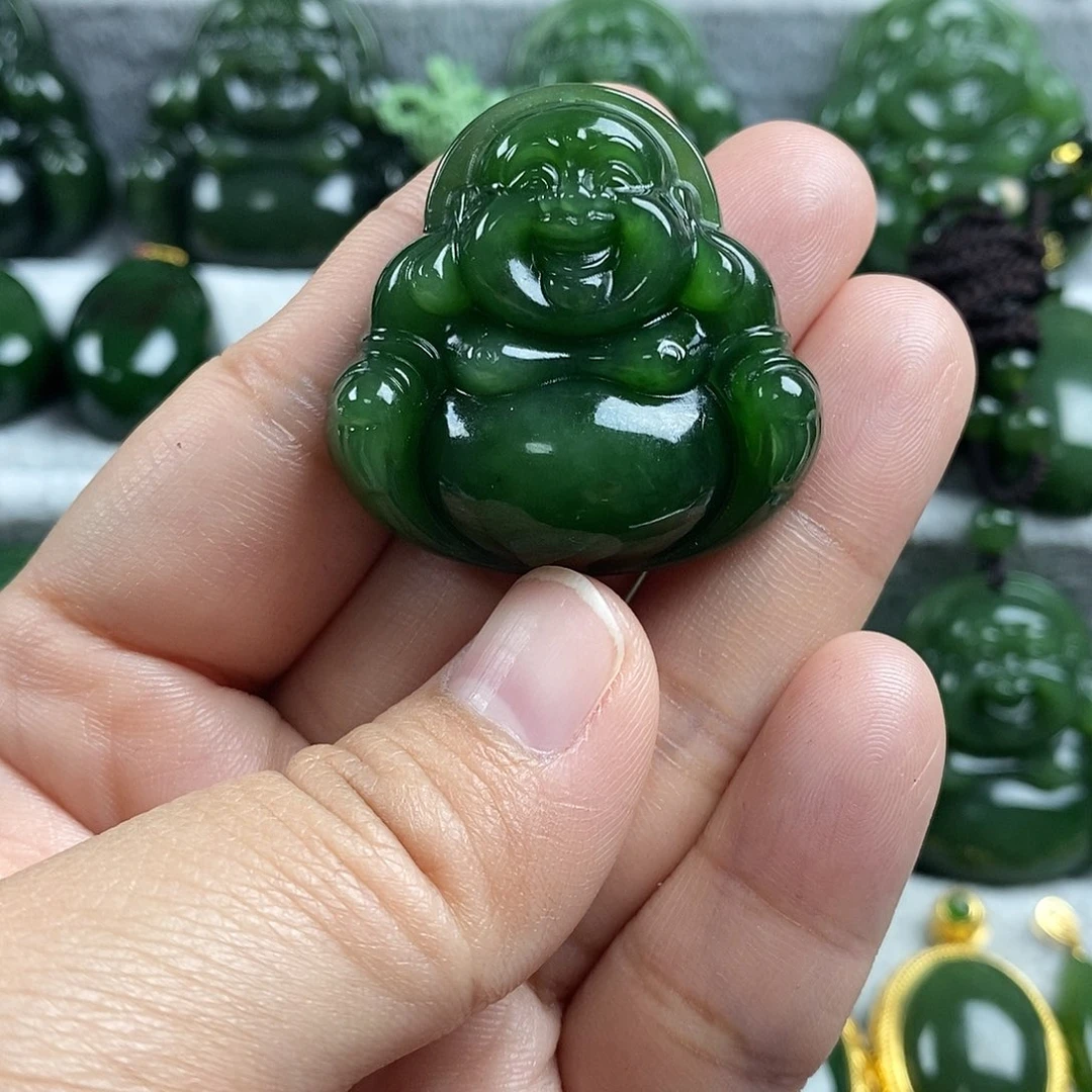 和田玉（碧玉）未镶嵌颈饰35