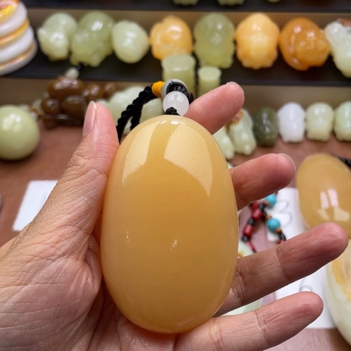 风***1石材古青石手把件