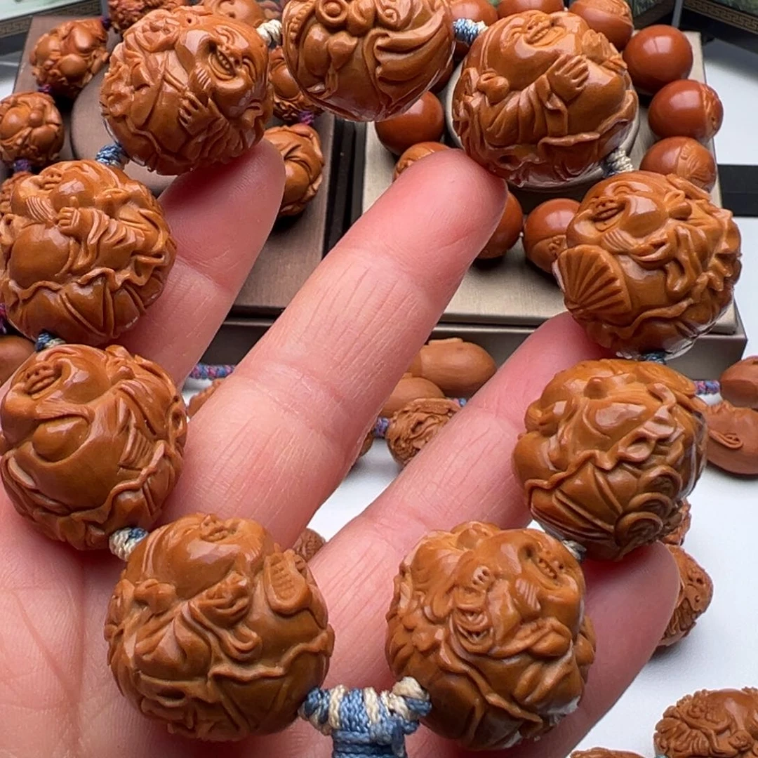 手串/手链橄榄核荷叶财神