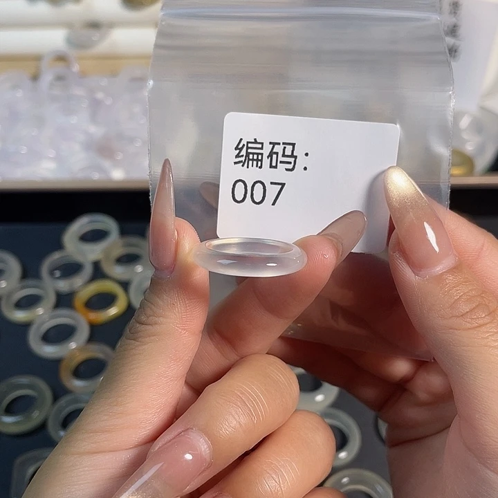 玛瑙/玉髓未镶嵌戒指007港18
