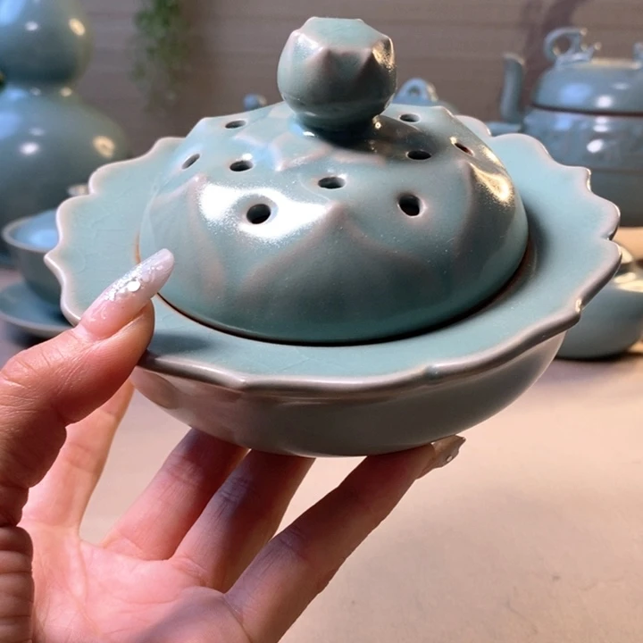 原产地汝瓷香炉一