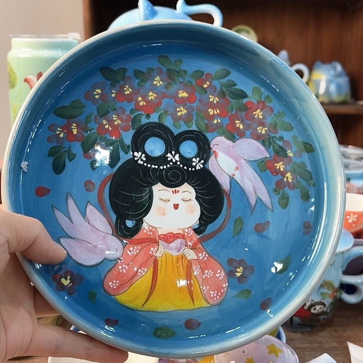 陶景德镇釉下手绘陶瓷