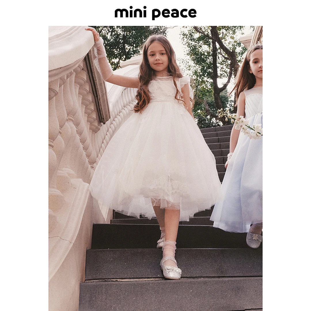 【专柜同款高定系列】MINIPEACE太平鸟童装连衣裙重工女童连衣裙