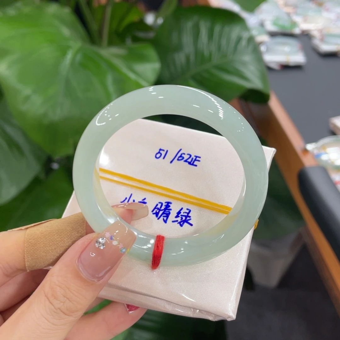 未镶嵌手镯翡翠天然缅甸翡翠A货手镯 66
