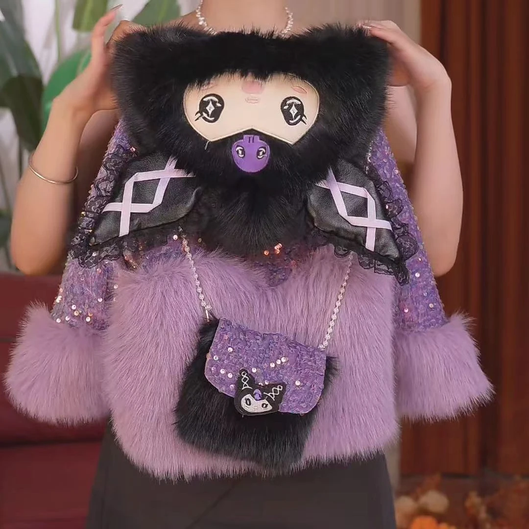 瑞果妈妈【库洛米】2024新款冬季保暖时尚洋气加厚外套