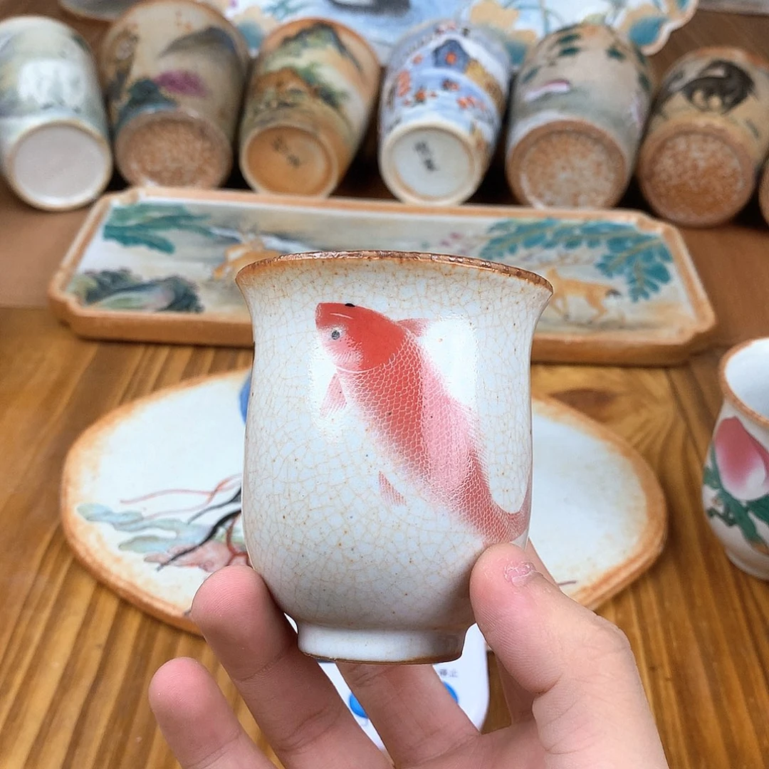 风***关杯景德镇陶瓷手作