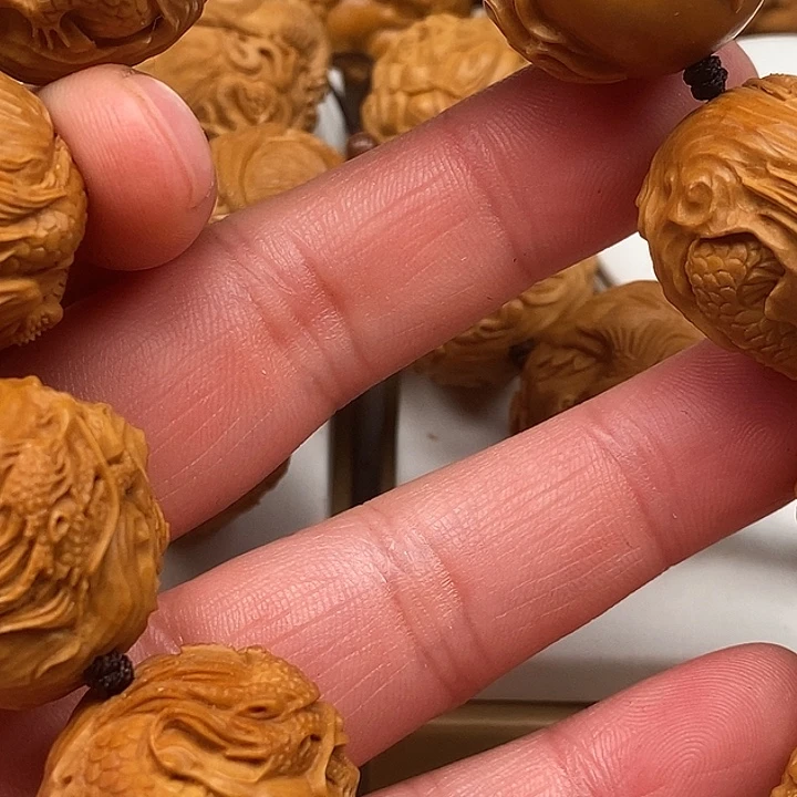 咖***啡橄榄核吊坠橄榄核