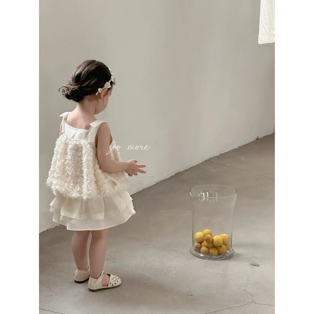 【NO退NO换】欢宝5店-SOO MORE-2025夏-编码0396-6566-蕾丝网纱半裙