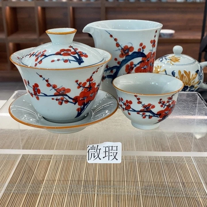 釉下老陶泥手工绘制