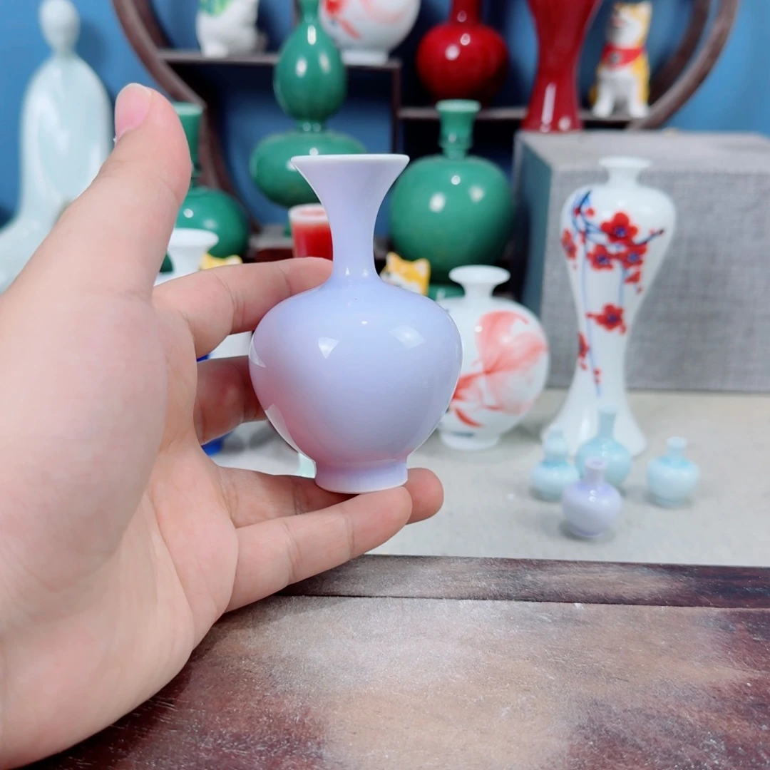 陶瓷手工小花器摆件