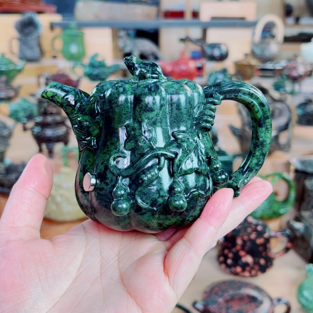 茶***语天然石材手工雕刻