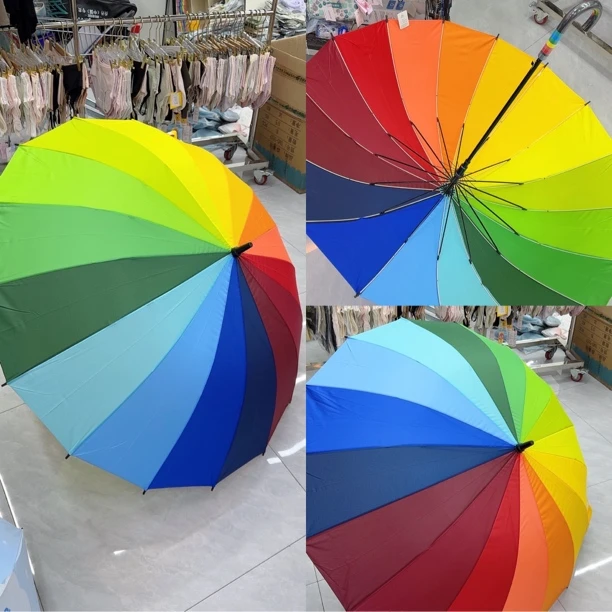 Y066甜心升级版大号彩虹伞