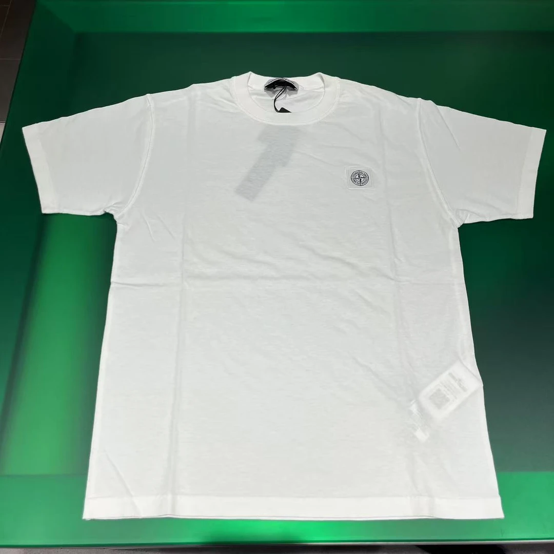 全新未使用 STONE ISLAND 石头岛/GG/男士白色短袖T恤