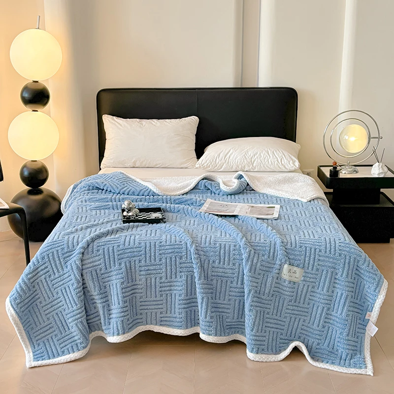 【特惠塔芙绒毛毯】150*110cm多功能轻奢午睡毯防寒冬加厚毛毯