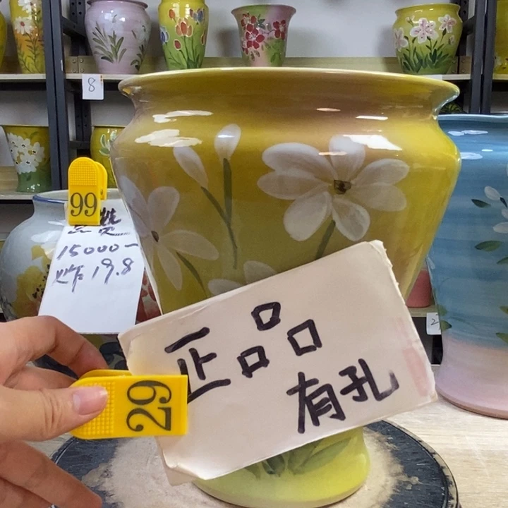 景德镇高温陶瓷花盆