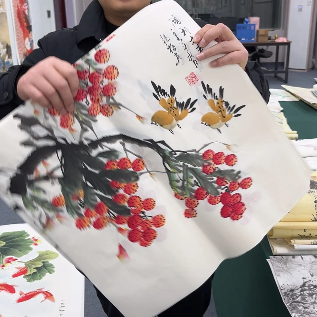 国画宣纸国画作品纯手绘