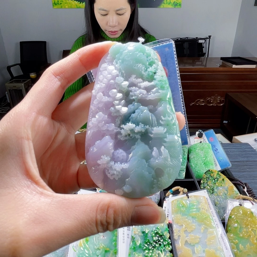 颈饰未镶嵌翡翠翡翠