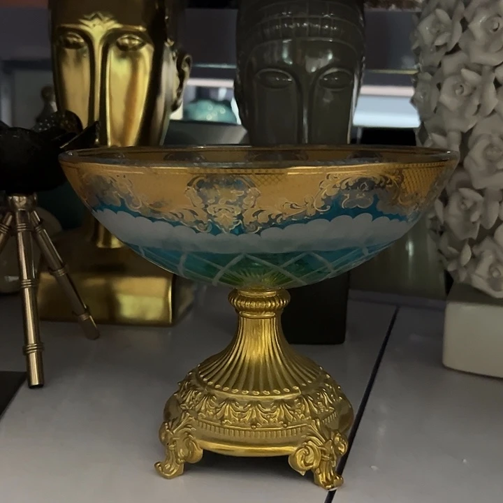 陶瓷复古立体果斗