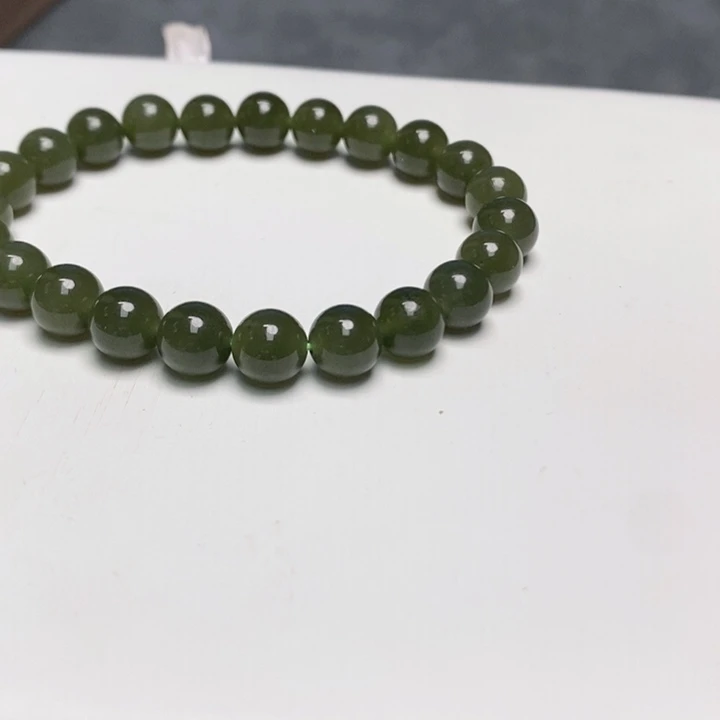 手链未镶嵌和田玉（糖玉）