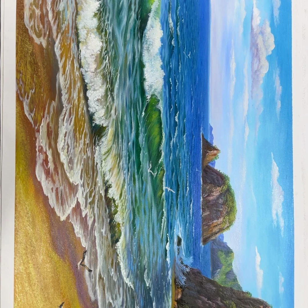 油画加油加油努力加油加油