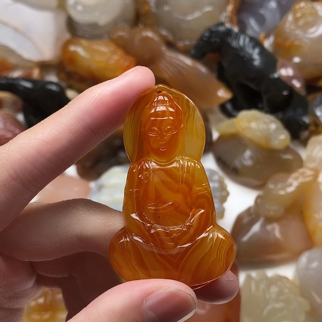 玛瑙/玉髓未镶嵌颈饰