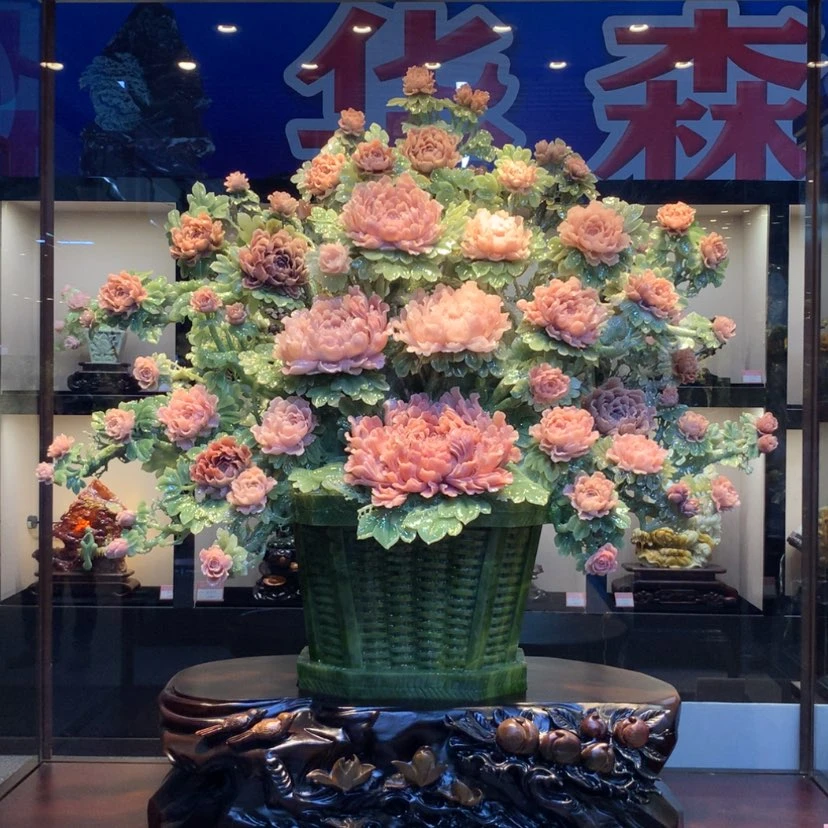 【闪购商品】未镶嵌蛇纹石玉摆件覆膜