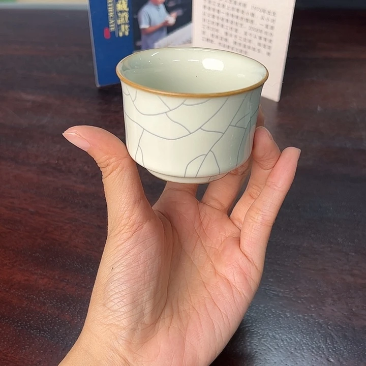 龙泉云间青瓷小米茶器