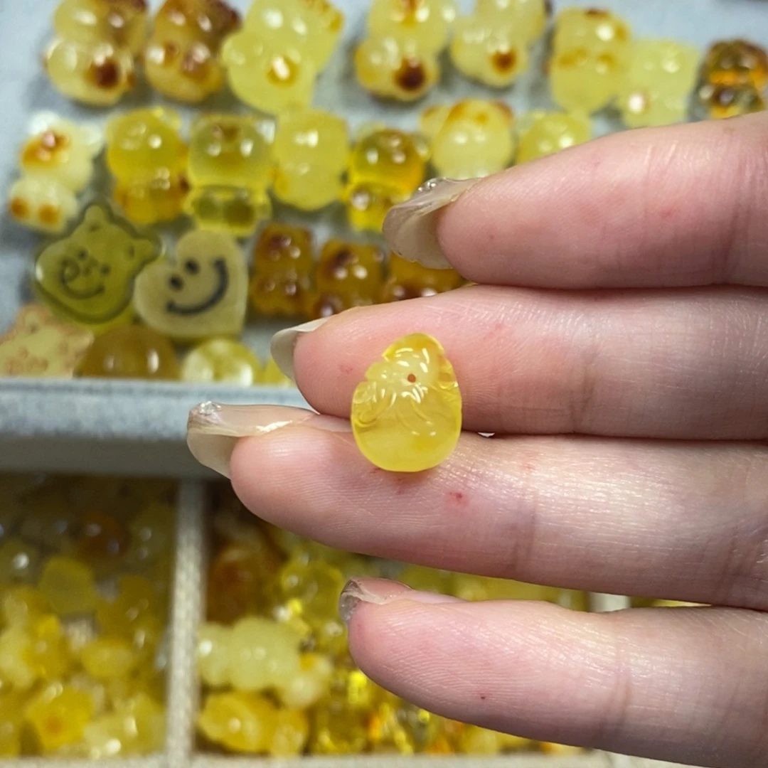 未镶嵌颈饰蜜蜡钱袋