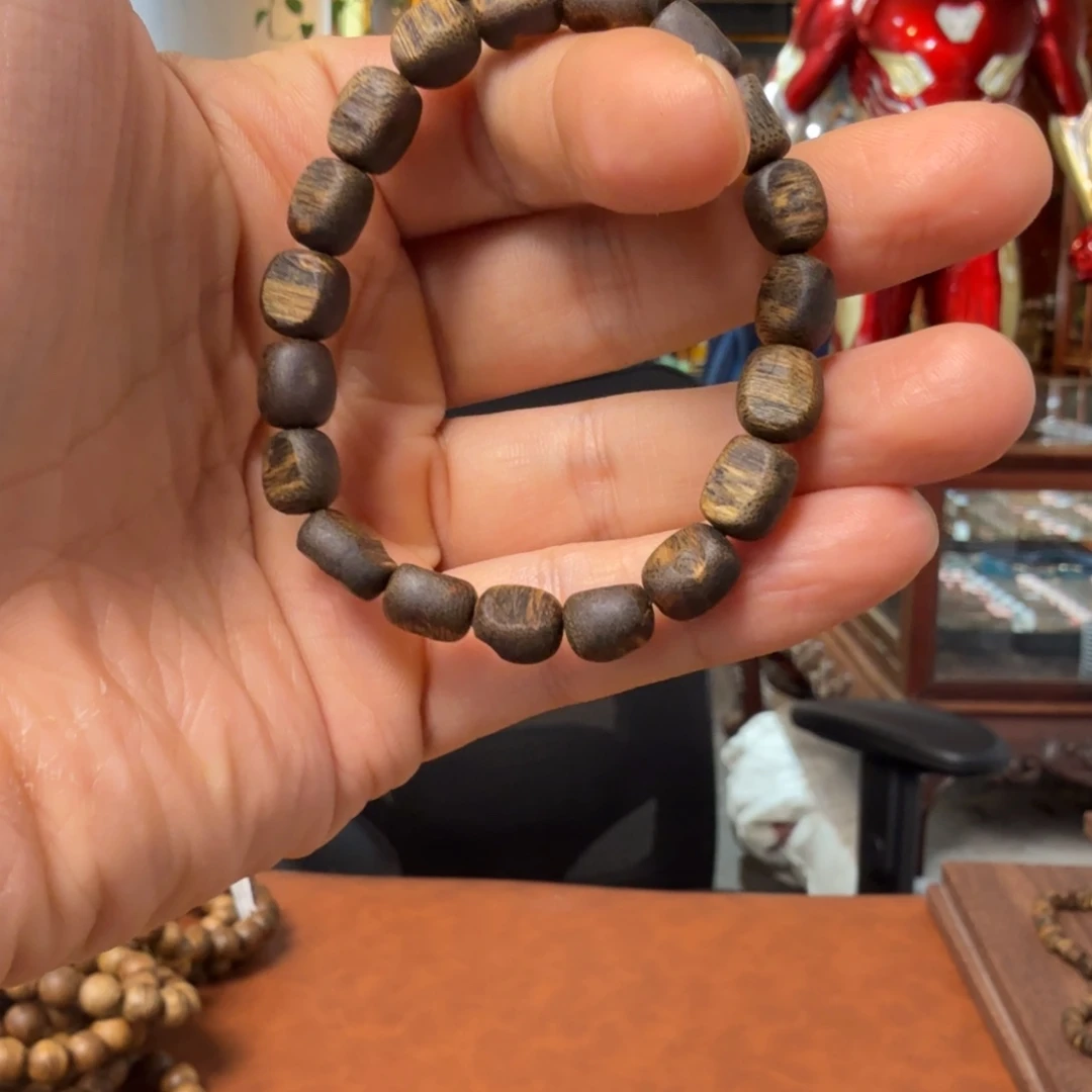 手串沉香沉水 卡6.5 枣珠