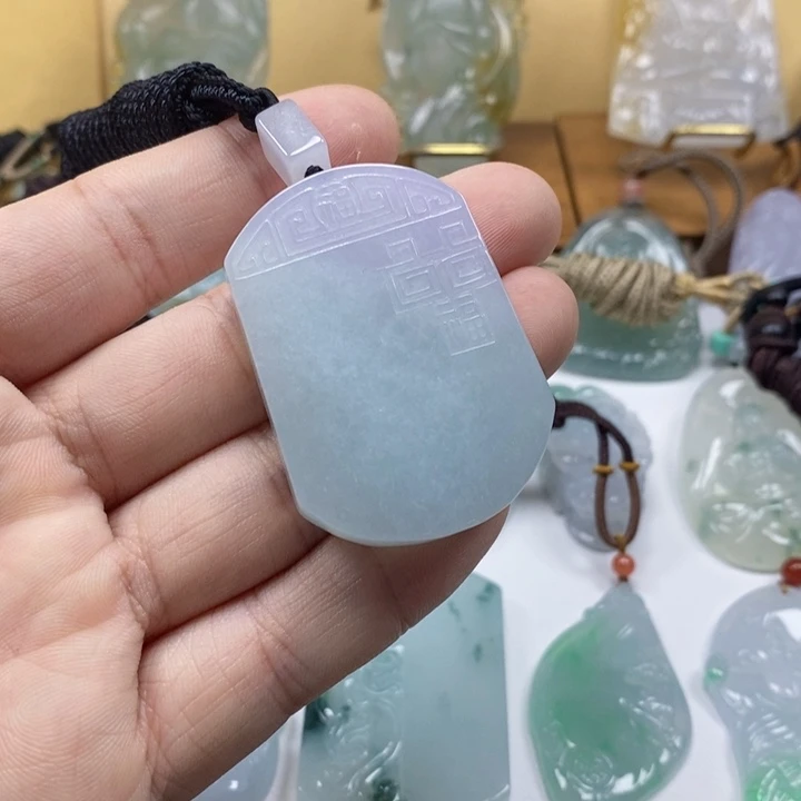 翡翠未镶嵌挂件缅甸翡翠