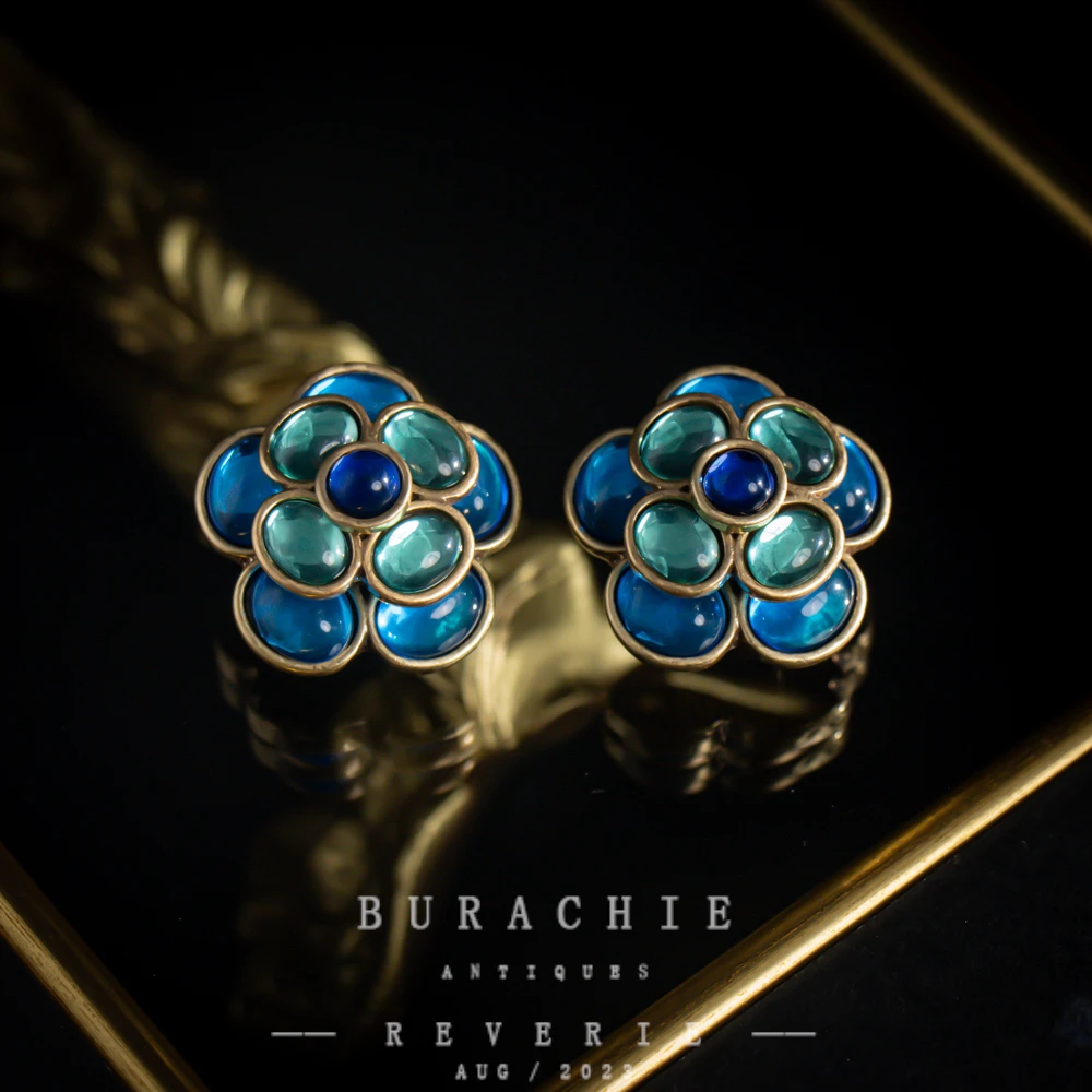 铜合金仿水晶耳饰 【3876】周年珍藏英｜经典原标克拉款CrownFrett