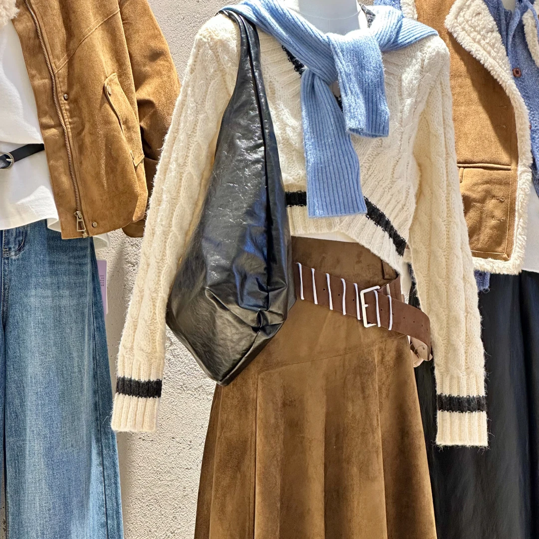 A（A700-799编码）韩系透气放松衬衫套装女秋背心两件套