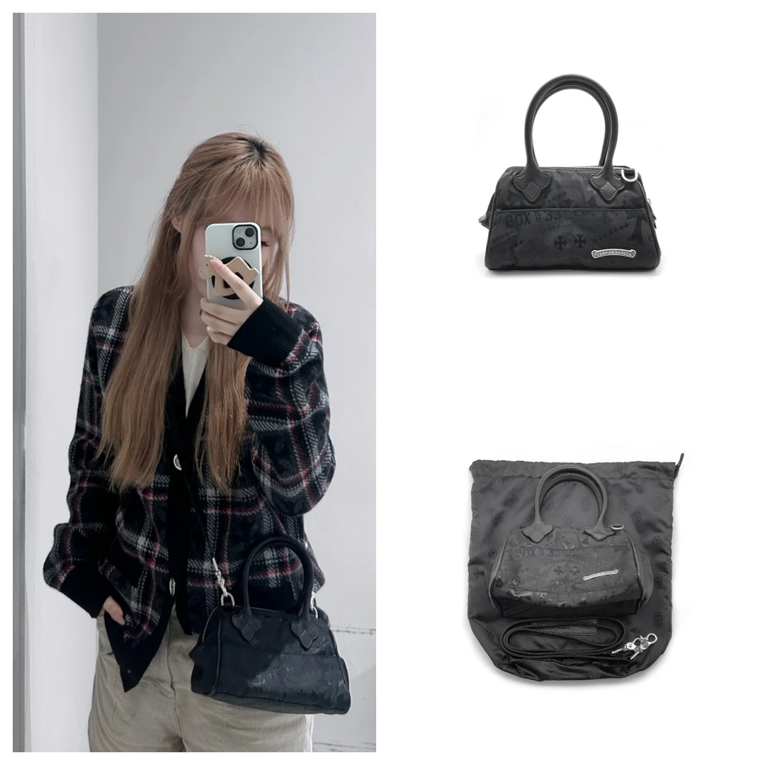Chrome Hearts 克罗心 Mochita满印暗纹十字饺子包 含肩带
