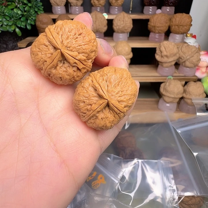 文玩核桃吊坠15号车35尺寸丁字三棱