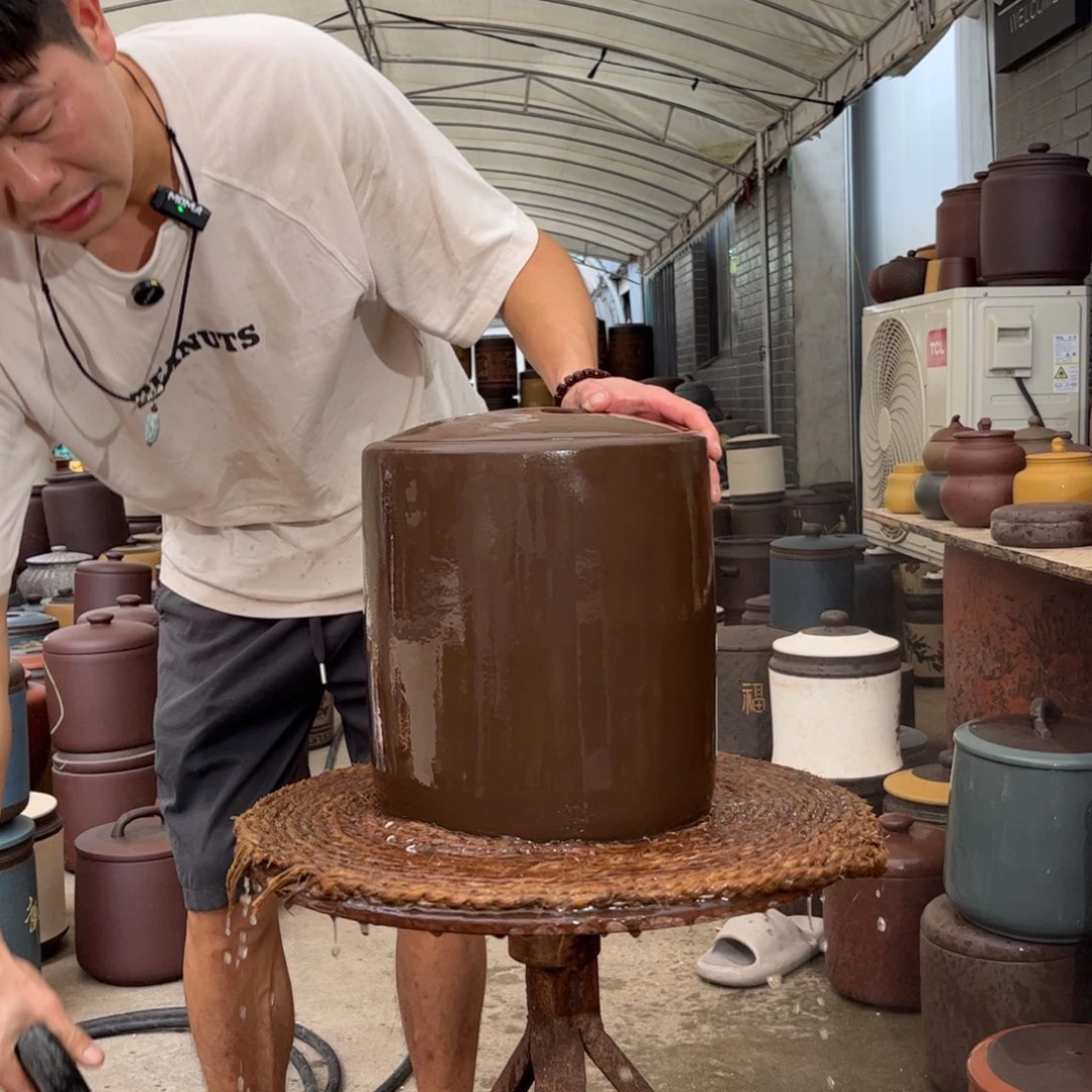 紫砂茶叶罐10 饼茶叶罐
