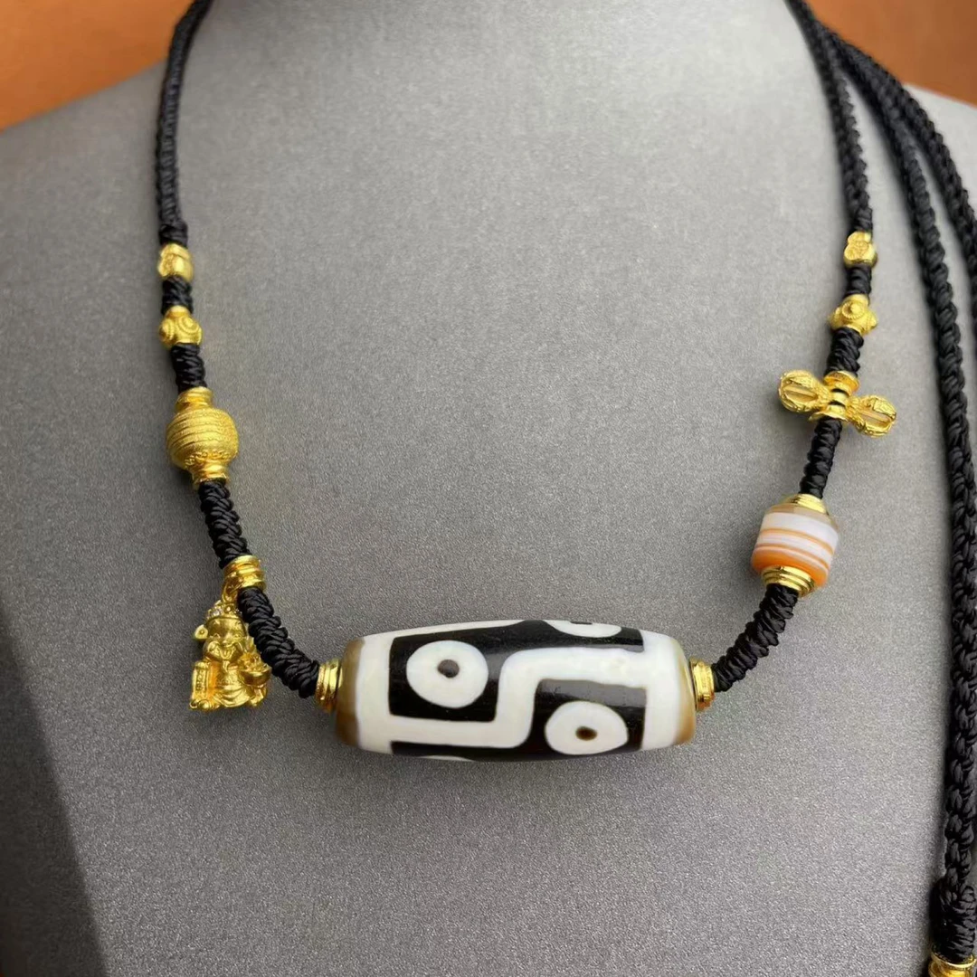 壹加师姐|手工设计聚缘横版六y玛瑙项链多样性发一6571B