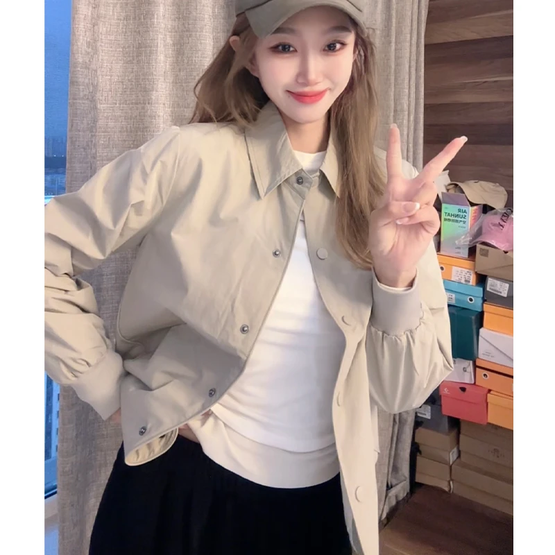 【运费补贴】小外套女款春秋季短款时尚衬衫百搭薄款开衫气质上衣潮