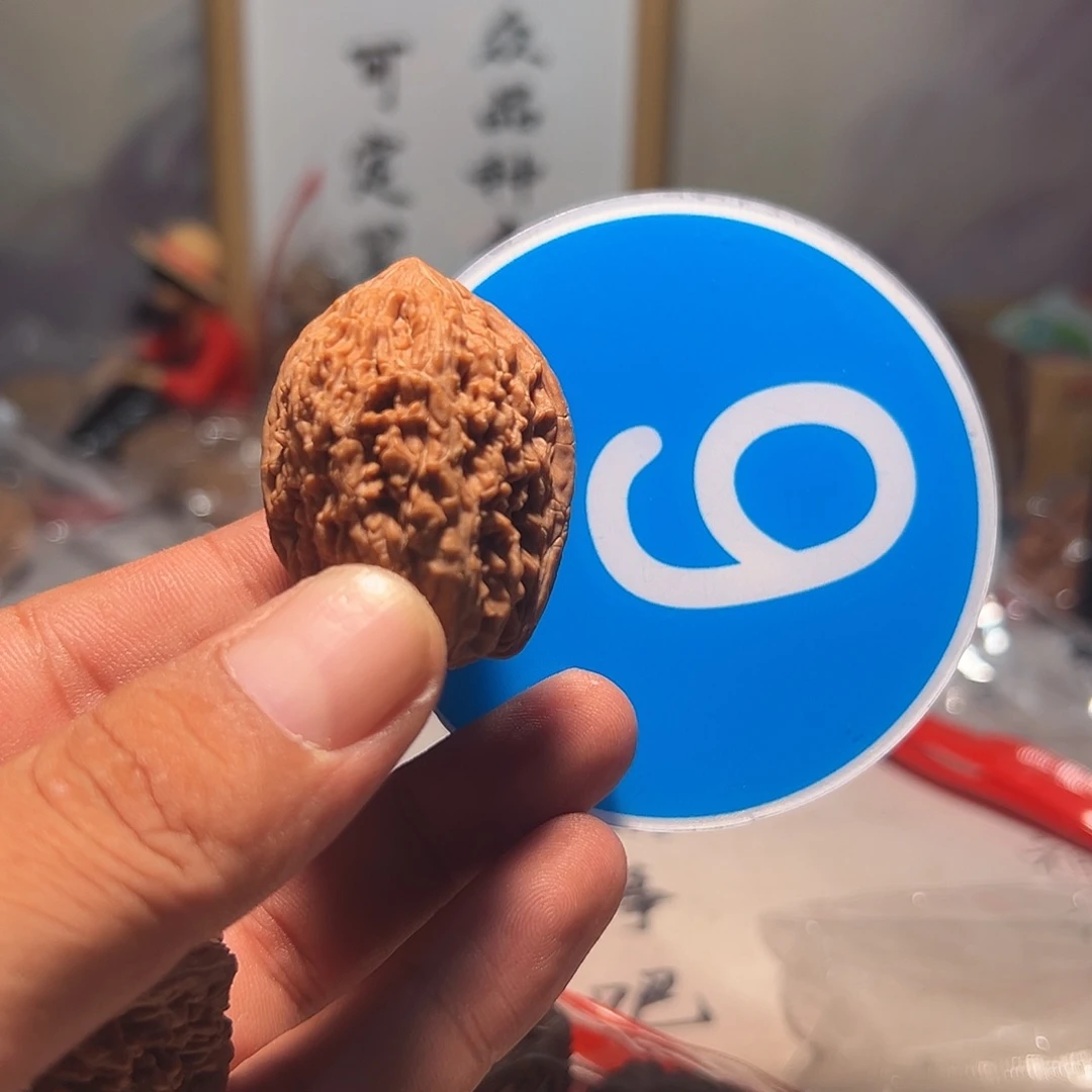 烽***）文玩核桃，蓝色06号